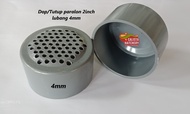 Dop/Tutup paralon 2inch AW berlubang