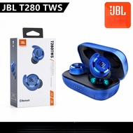 ️ JBL T280 Tune 280 TWS Wireless Bluetooth Earphone Sports Bass Noise Reduction Headset with Mic Pig