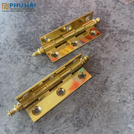 Bản lề lá đồng thau 2 đầu nhọn Humer 7F5 (cặp)