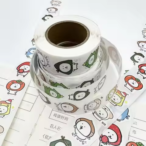 Joke Bear Stickers Roll Stickers DIY Handbooks for Decoration on Desktops Phone Cases Suitcases and 