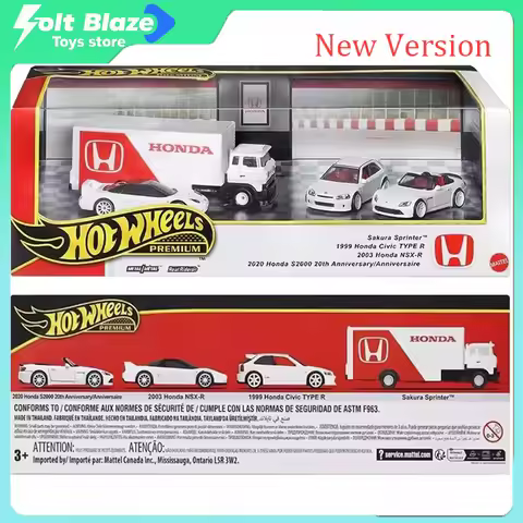 Hot Wheels 2025 GMH39 Car Culture Honda Garage Honda Civic Honda S2000 NSX DieCast Car Model alloy s