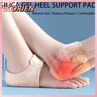 ORIEN 1PAIR Gel Heel Cushion, Anti-Crack Relieves Pain Heel Socks, Soft Reduces Pressure S/L Heel Pr
