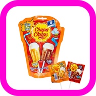 [Chupa Chups] Fizzy Lollipops 6 pieces 90g (Cola / Orange) / Chupa Chups Fizzy Drinks Candy / Coke /