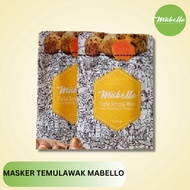 HITAM Mabello Bedda Lotong Temulawak Facial Mask Helps Disguise Black Spots Acne Scars And Brightens Bpom's Face