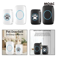[ Wireless Dog Door Bell with 60 Melodies IP44 Waterproof Multipurpose Dog Communication Go Outside Training
