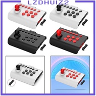 [Lzdhuiz2] Arcade Rocker Game Joystick Gamepad Handle Controller Wired Bluetooth V5.0 2.4G Connection Support for Phones