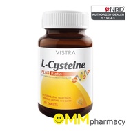VISTRA L-Cysteine Plus Biotin 30 Tablets L-Cysteine Biotin Multivitamin