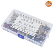 INTOO 80Pcs Potentiometer Kit, B5K B10K B20K B50K B100K with Knob Adjustable Potentiometer, Set Kit 
