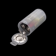 4 Pieces 2*AA To D Size Battery Holder 2AA To D Battery Conversion Adapter 2 AA Switcher Converter C