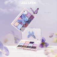 眼影盘蝴蝶粉质细腻 JILL LEEN Eyeshadow Palm Flower Butterfly 12 Colors Versatile Makeup