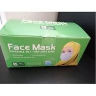 Face Mask Tudung Hijab 50s