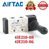 AirTAC 4H210-08 4H210-06 Pneumatic Hand Lever Valve AirTAC Hand Valve Mechanical Valve