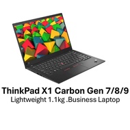 ThinkPad X1 Carbon Gen 7/8/9 Laptop | 14.0'' | i5/i7/16GB/32GB/256/512/1TB | Win11/Office 2021
