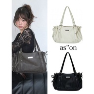 Genuine Korean Female Bag Korea ason Female Bag Shoulder Messenger Bag PU Long Shoulder Strap Large 