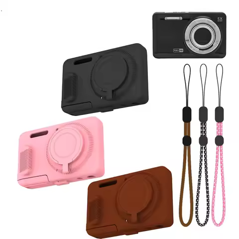 Silicone Protective Case for KODAK PIXPRO FZ55 Camera, Soft Protective Case with Removable Lens Cove