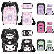 Kids Cartoon Backpack Sanrio/Kuromi Cute Children School Bags School Backpack Waterproof Book Bag fo