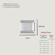 F1 Italian Bracelet ADD ON | PLAIN CHARM ONLY.