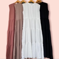 Inner Gamis Manset Tanpa Lengan Rayon Premium