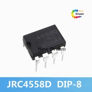 50PCS JRC4558D DIP-8 JRC4558 NJM4558D 4558 4558D JRC4558 NJM4558 DIP8 Dual Op Amp Amplifier IC