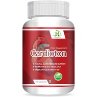 Cardioton with Arjuna Extract & Moringa Extract Supplement Veg (60 Capsules) for Men & Women -Pack o
