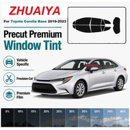 Premium Precut Nano Ceramic Tint For Toyota Corolla Base 2019-2023 2Mil UV99% IR99% 5-Year Warranty