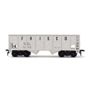 รถไฟแทรคโมเดลรถไฟขนาดจิ๋ว1/87 HO Scale Frisco Hoppercar รถไฟแบบจำลองภูมิทัศน์โต๊ะเล่นทราย
