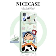 SUPER MOUSE | เคส iPhone 17 ซิลิโคนเหลวแบบการ์ตูนครอสโอเวอร์