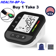 5 Yrs Warranty BP Monitor Digital With Charger Original Blood Pressure Monitor Digital Backlight Display Blood Pressure Monitor Upper Arm Bp Monitor Heart Beat Monitoring Tool Cuff IncludedWith Free Battery Cable Cuff