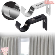 LILAC Curtain Rod Brackets, Metal Adjustable Curtain Rod Holder, Fashion Home Hanger for 1 Inch Rod Hardware Window Curtain Rod Support for Wall