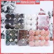 ci 12Pcs Christmas Baubles Ornament Shatterproof Decorative Baubles For Tree