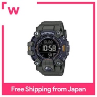 G-Shock MUDMAN คลื่นวิทยุ,[Casio] นาฬิกาข้อมือพลาสติกชีวมวลพลังงานแสงอาทิตย์ GW-9500-3JF สีกากีของผู้ชาย