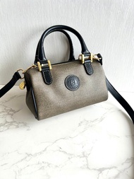 絕版中古包 Fendi迷你拼皮波士頓包 斜背包 側背包 單肩包 二手