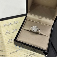 BVLGARI 寶格麗 黑鑽餅翻轉戒指52號，15年卡