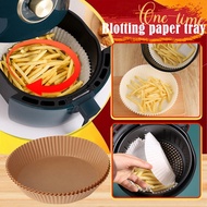 Air Fryer Parchment Paper Liners Non-Stick Disposable Paper Tray Barbecue Plate Food Oven Kitchen AirFryer Baking Accessories