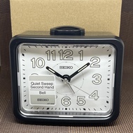 Seiko Clock QHK061K Quiet Sweep Silent Movement Bell Alarm Light Alarm Clock QHK061