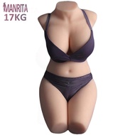 MANRITA Big Breasts, New Skeleton, Sex Doll Male masturbator, Sex Doll, Non-Inflatable insertable Doll Breast Silicone Doll Adult Sex Toy Male Sex Doll