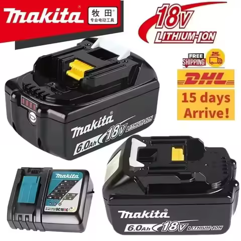 🏅Premium Makita 18V 6.0Ah Battery Built for Professional and Heavy-Duty Applications For LXT BL1830