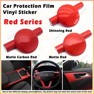 Shining Matte Carbon Red Car Vehicle Carbon Fiber Vinyl Wrap Film Car Sticker Motor Sticker Wrap Decoration DIY