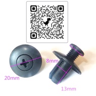 100x Pcs Button Clips Bumper Installation Retainer Assembly-Bumper Cover Mounting Retainer Clip Univ