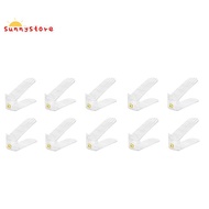 Shoe Organizer for Closet Shoe Organizer 10 Pack Shoe Space Savers Double Layer Shoe Riser