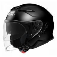 SHOEI Black Half Face Helmet SHOEI J-Cruise2 MONO Helmet Shoei Double Visor Flip Helmet
