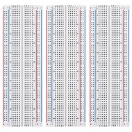 3 Set of Solderless Prototype Breadboard 830 tie Points Breadboard