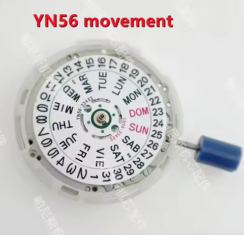 Original Japan Movement YN56A Modified Automatic Mechanical Movement Aka YN56 Mechanism Day-date 22 