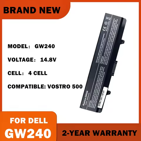 14.8V 2600mAh 4CELL Laptop Battery For DELL Vostro 500 C601H CR693 D608H GP252 GP952 GW240 GW241 312