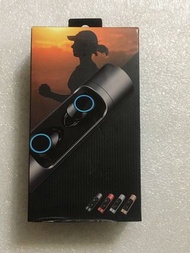 真藍牙5.0 防水旋轉充電無線雙耳耳機 運動藍牙耳機 無線藍芽耳機 防水耳機 運動耳機 附充電倉