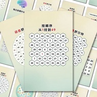 特惠捡漏 特惠捡漏 款专注力提升脑力游戏每日前额叶训练改善疲劳感好习惯养成贴纸 Special Deals: Focus Enhancing Brain Games for Daily Frontal