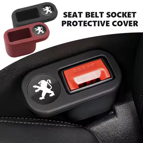 Universal Car Seat Belt Base Anti Scratch Protector Cover For Peugeot Expert Rifter 206 307 308 3008