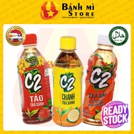 C2 LEMON / PEACH / APPLE GREEN TEA 🇻🇳 | [HALAL] C2 Hương Chanh Trà Xanh / ĐÀO HỒNG TRÀ / TAO | C2青柠檬
