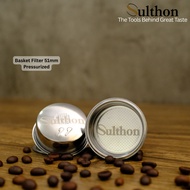 Sulthon Filter Basket Portafilter 51mm 58mm Pressurized NonPressurized