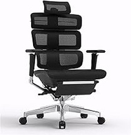 Ergonomic Office Chair Luxury Boss Chair Breathable Mesh Executive Chairs with 3D Armrests and Lumbar Support, Sedentary Comfort Computer Desk Chair for Work Home */1616 (Color : Black, Size : Yes)